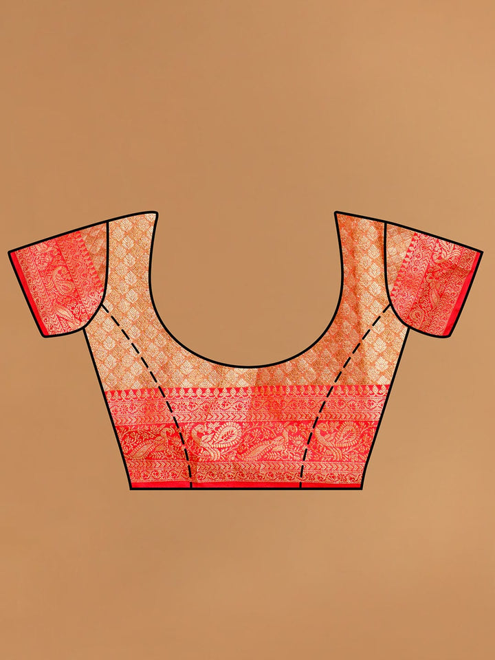 Zari Jaal Cotton Woven Saree