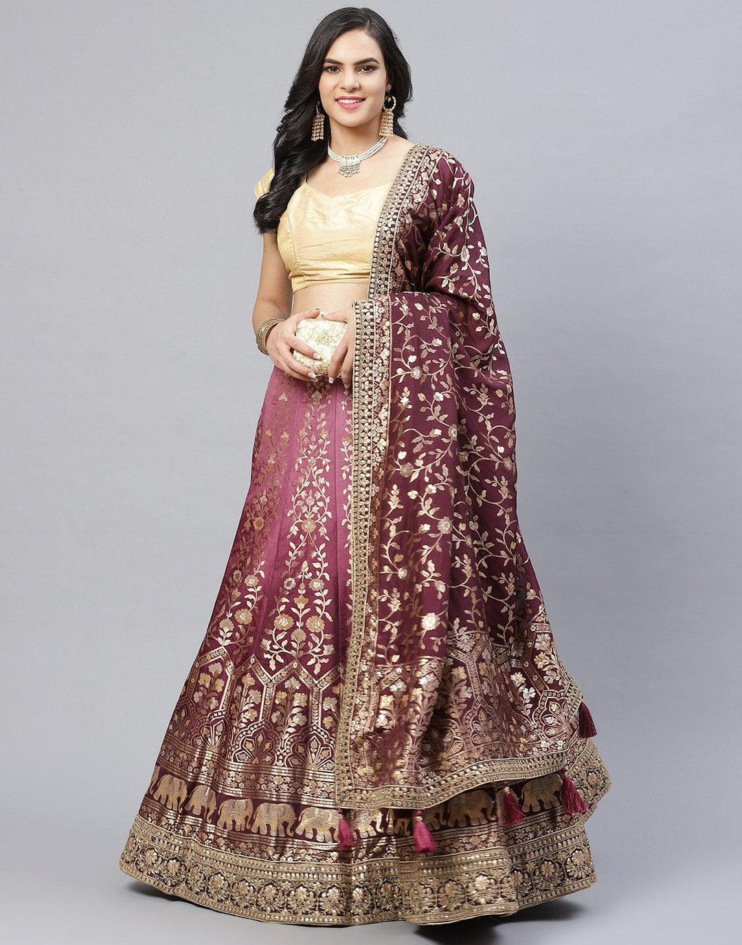 Banarsi Brocade Lehanga with Banarsi Dupatta