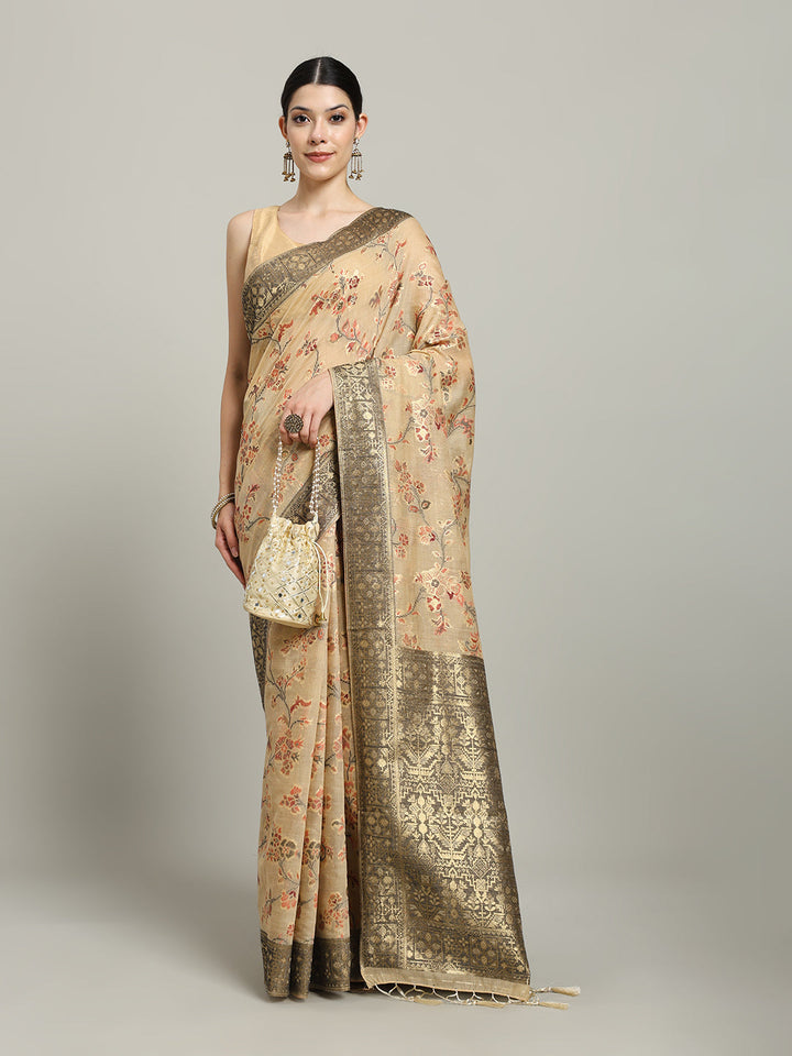 Zari Jaal Art Silk Woven Saree