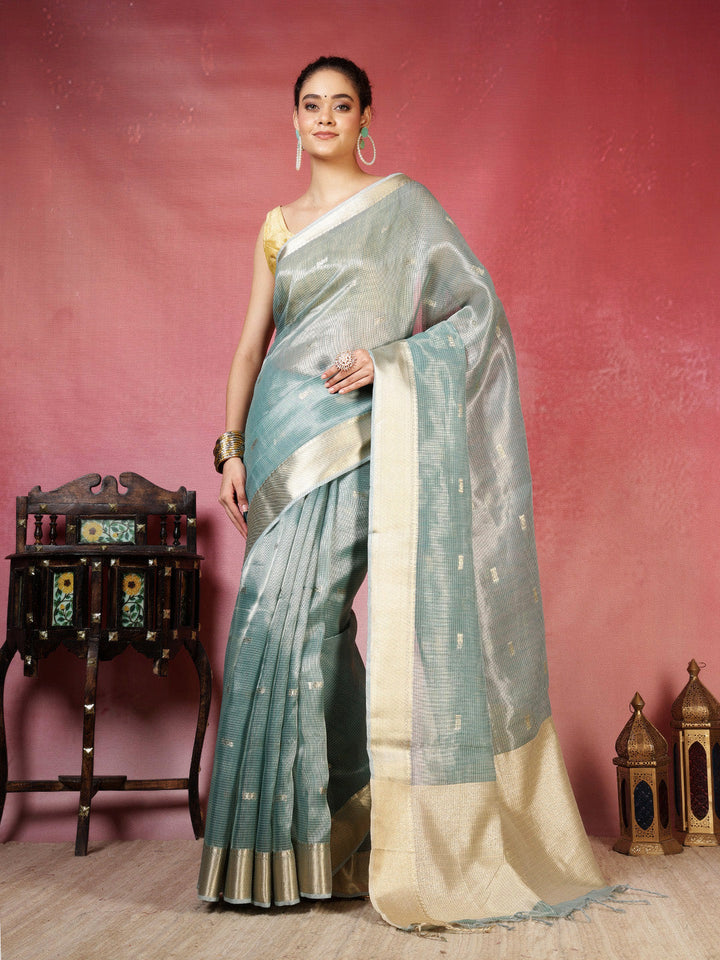 Woven Design Tissue Saree