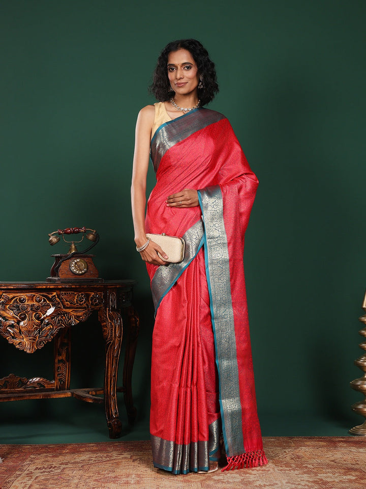 Woven Design Art Silk Saree