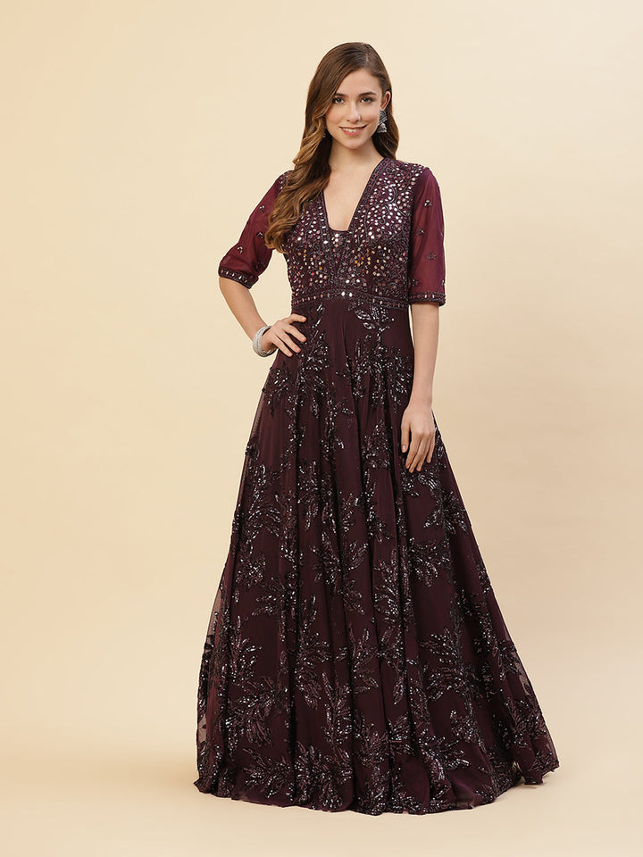 Sequence Net Gown