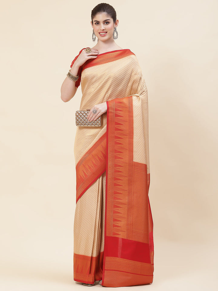 Zari Booti Handloom Woven Saree