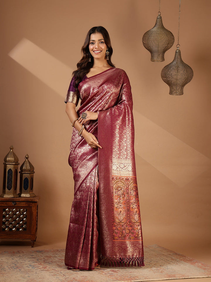 Woven Design Art Silk Saree