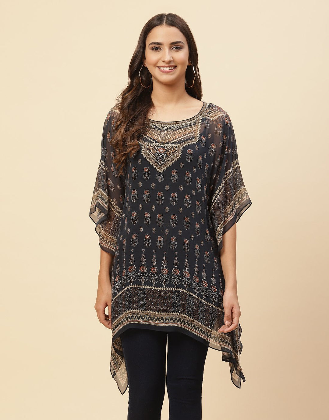 Digital Printed Georgette Kaftan
