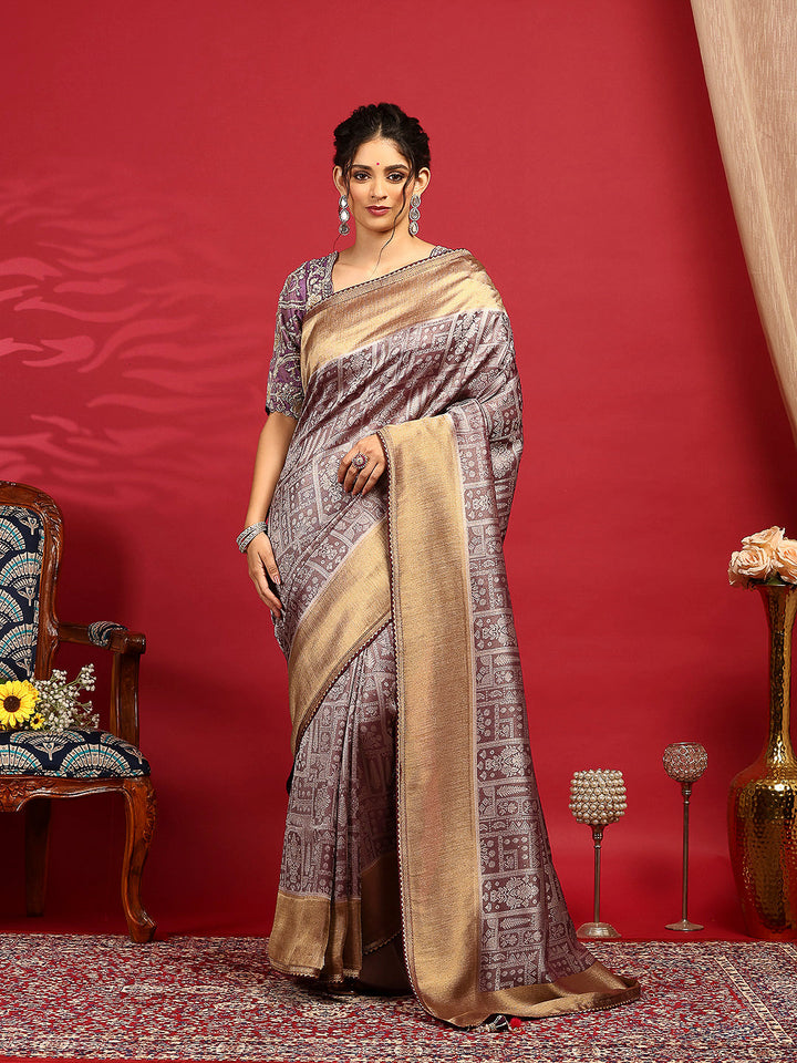 Embroidered Banarasi Saree