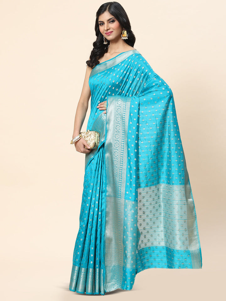 Zari Booti Handloom Woven Saree