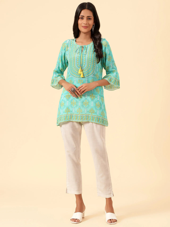 Digital Printed Crepe Kurti