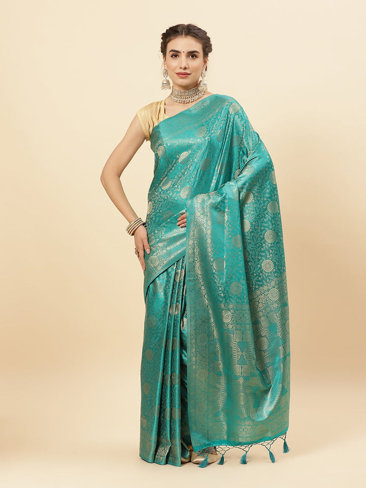 Zari Jaal Art Handloom Saree