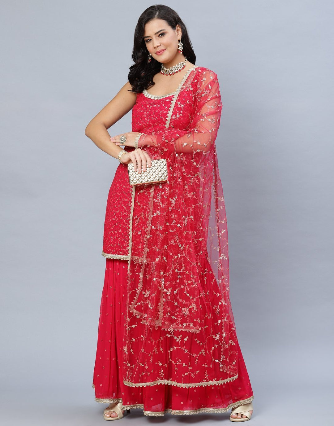 Georgette Salwar Kameez Stitched Suit