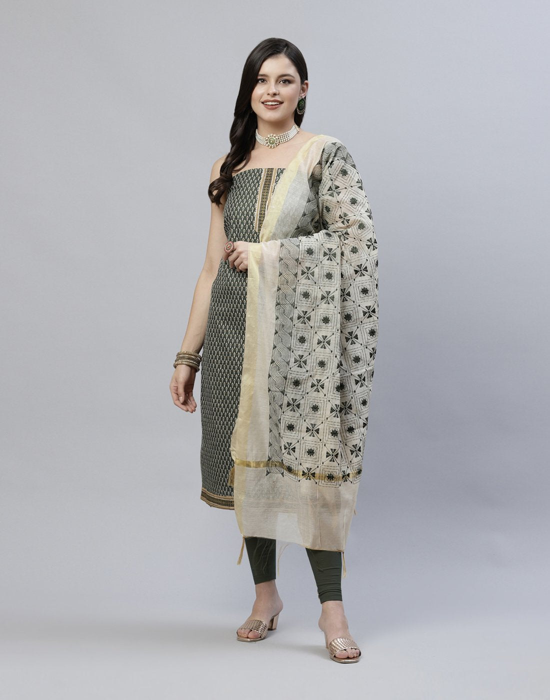 Printed Cotton Suit Piece
