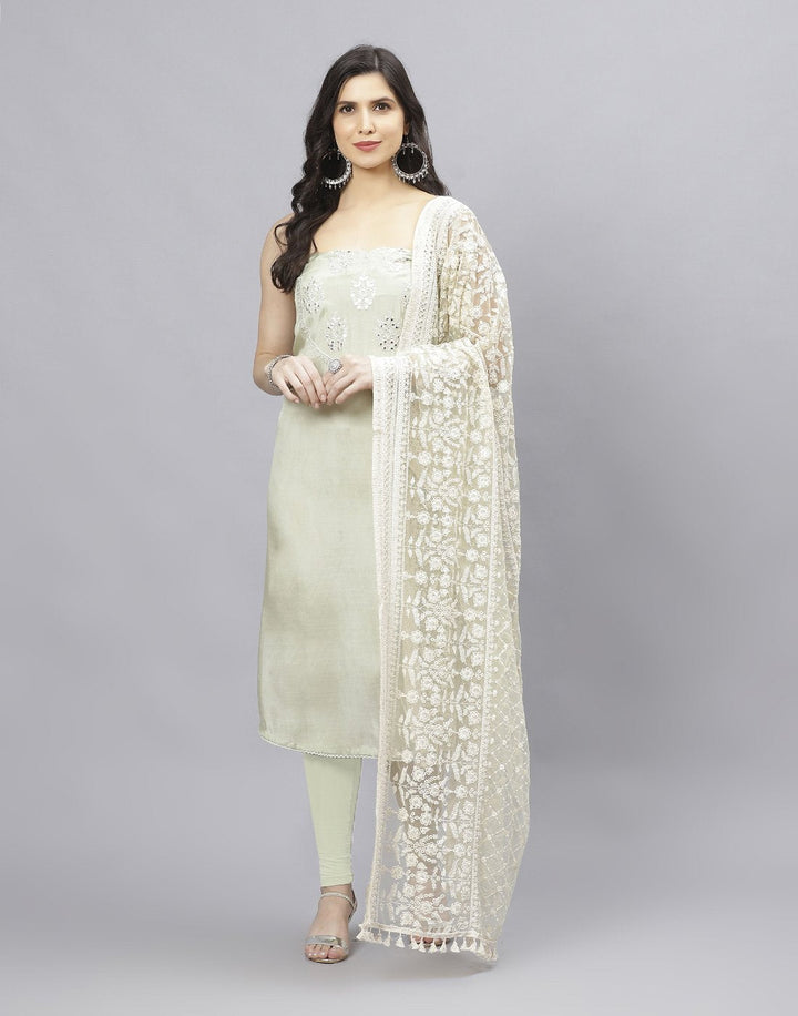 Muslin Embroidered Suit piece
