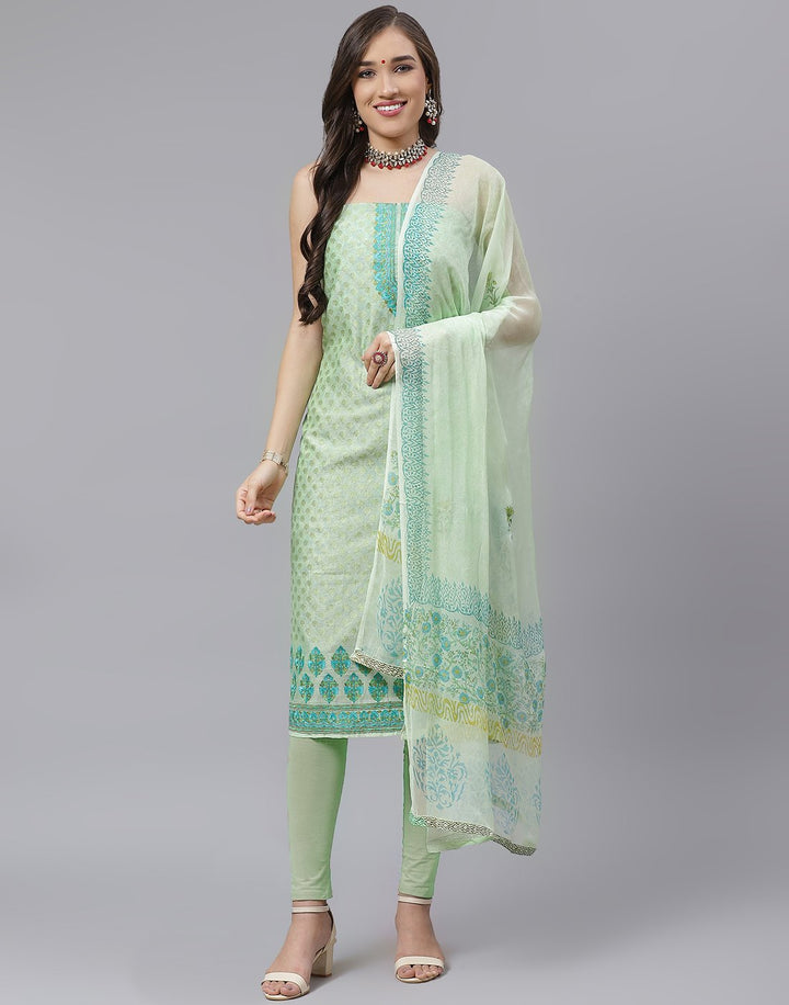 Chanderi Thread work Suit Piece
