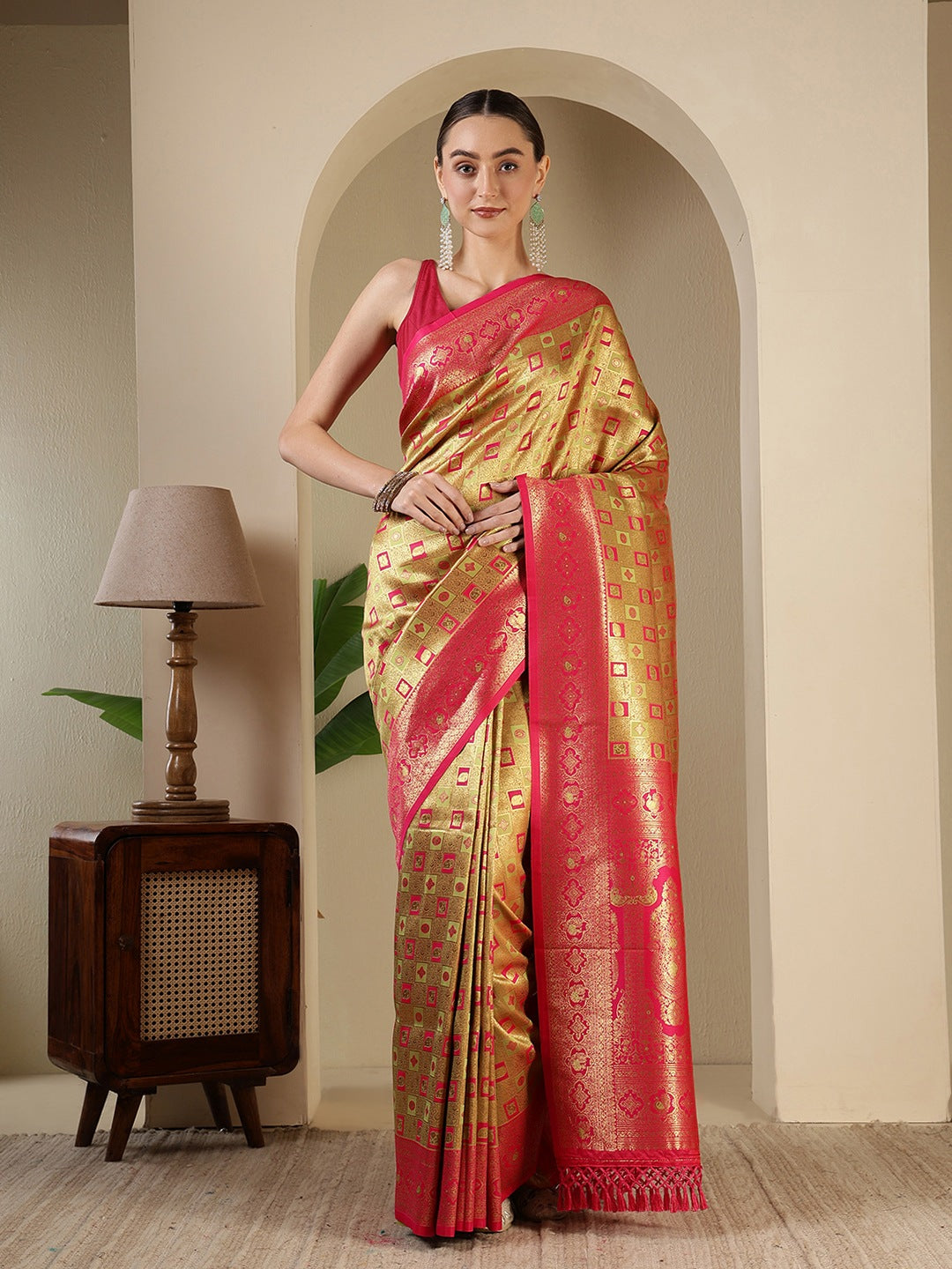 Woven Design Art Silk Saree