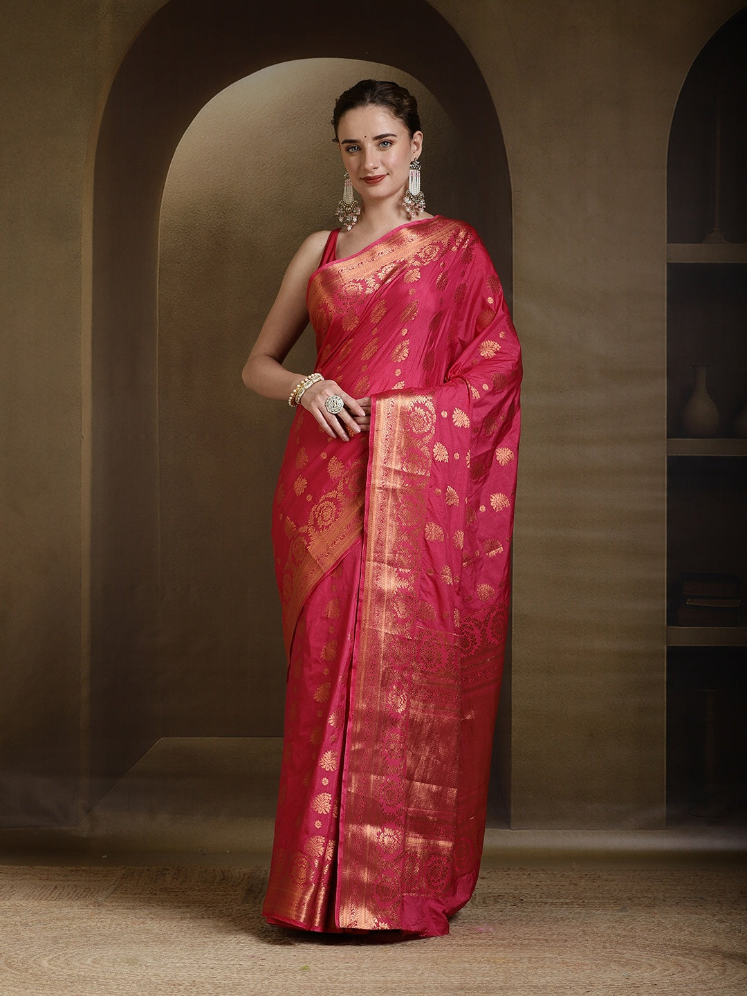 Woven Design Art Silk Saree
