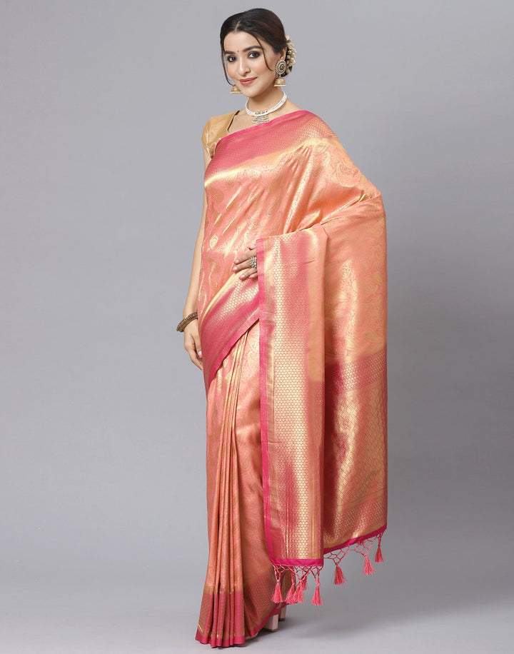 MBZ Meena Bazaar-Woven Art Handloom Saree