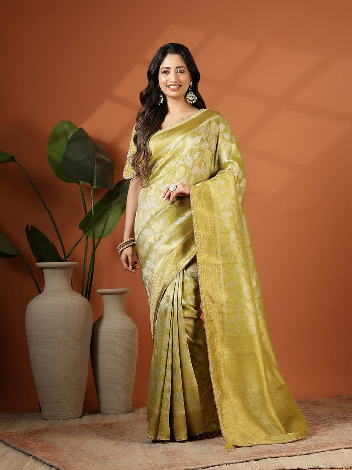 Embroidered Banarasi Saree