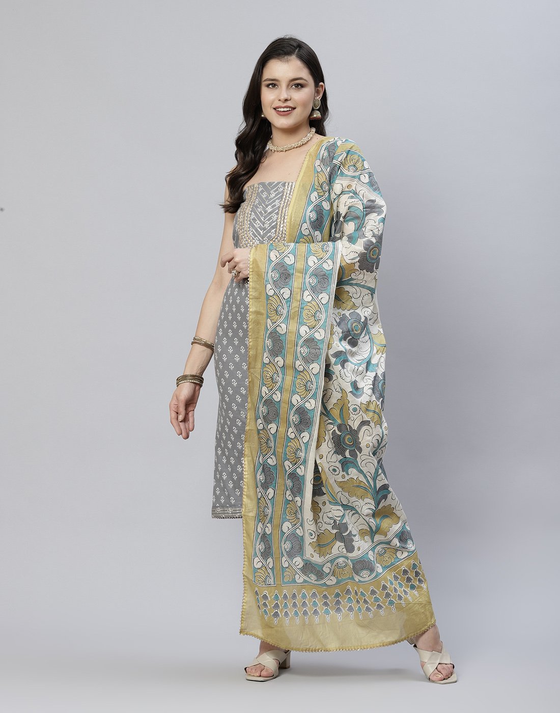 Printed Cotton Suit Piece