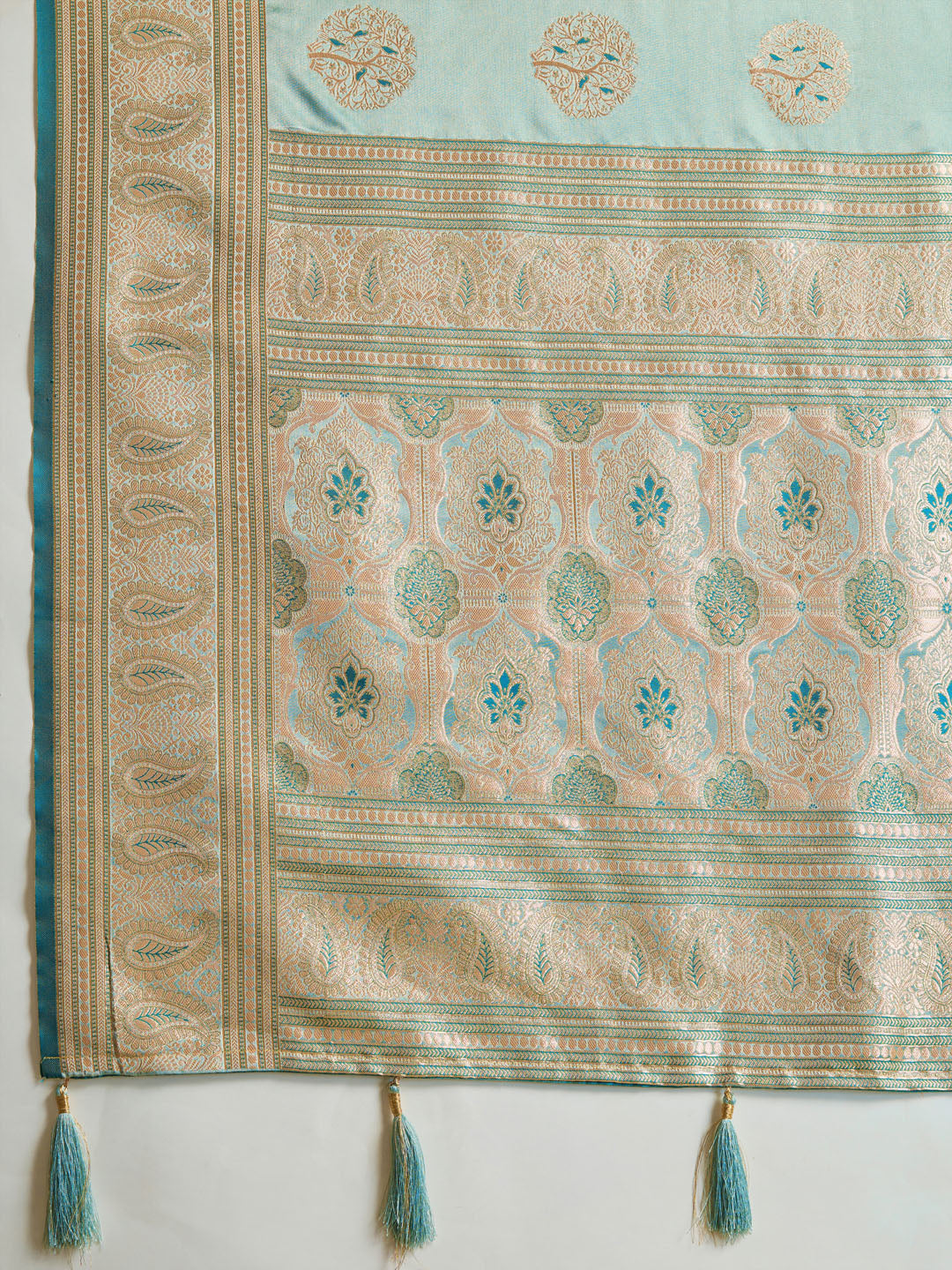 Woven Design Satin Silk Saree