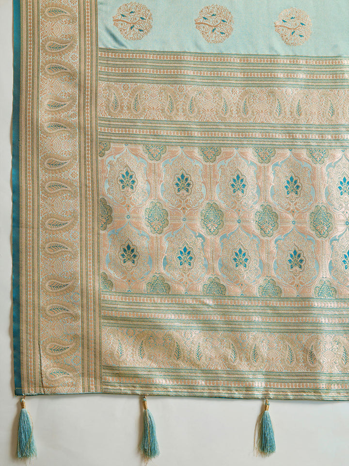 Woven Design Satin Silk Saree