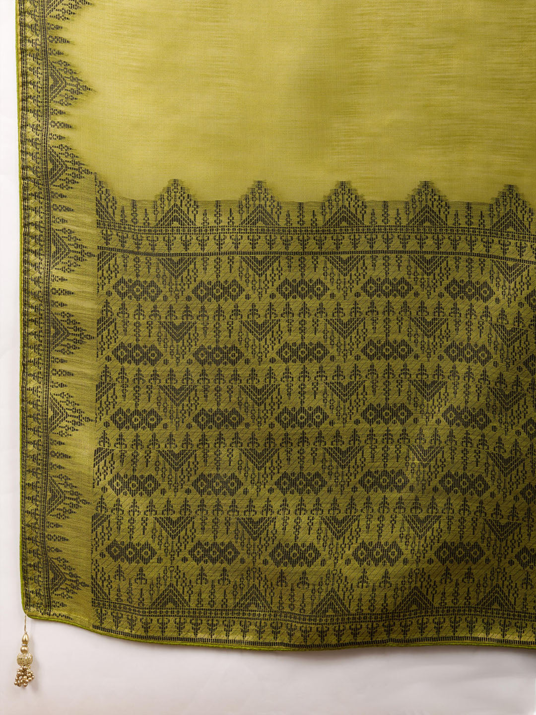 Woven Design Cotton Linen Saree