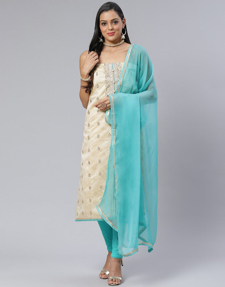 Chanderi Suit Set