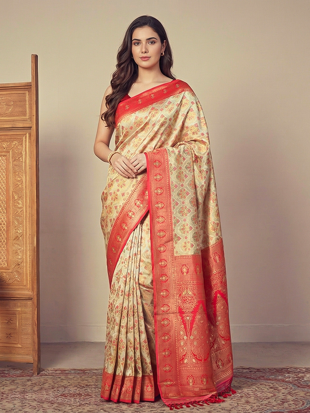 Woven Design Art Silk Saree