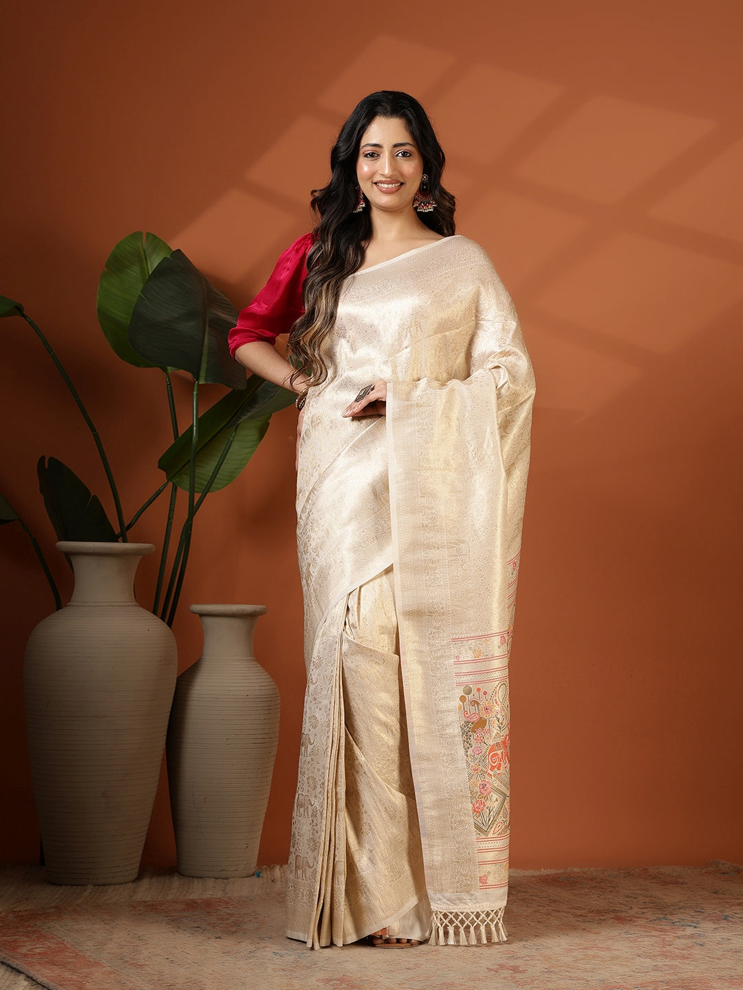 Woven Design Art Silk Saree