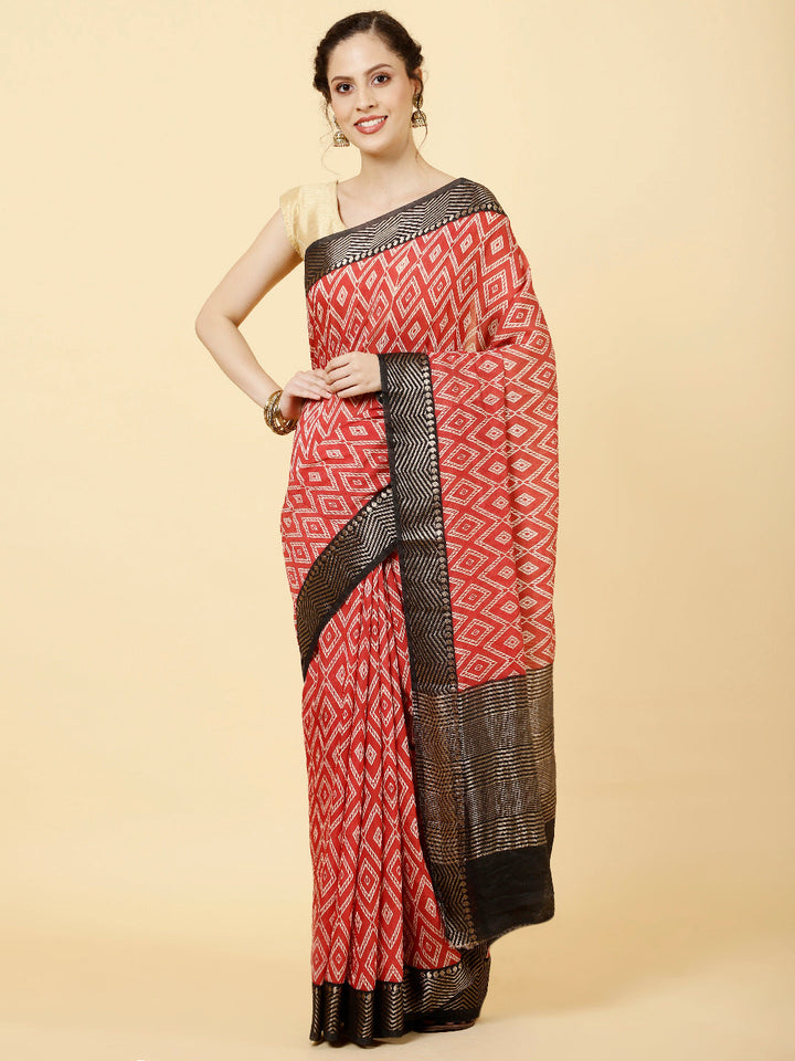Printed Cotton Saree