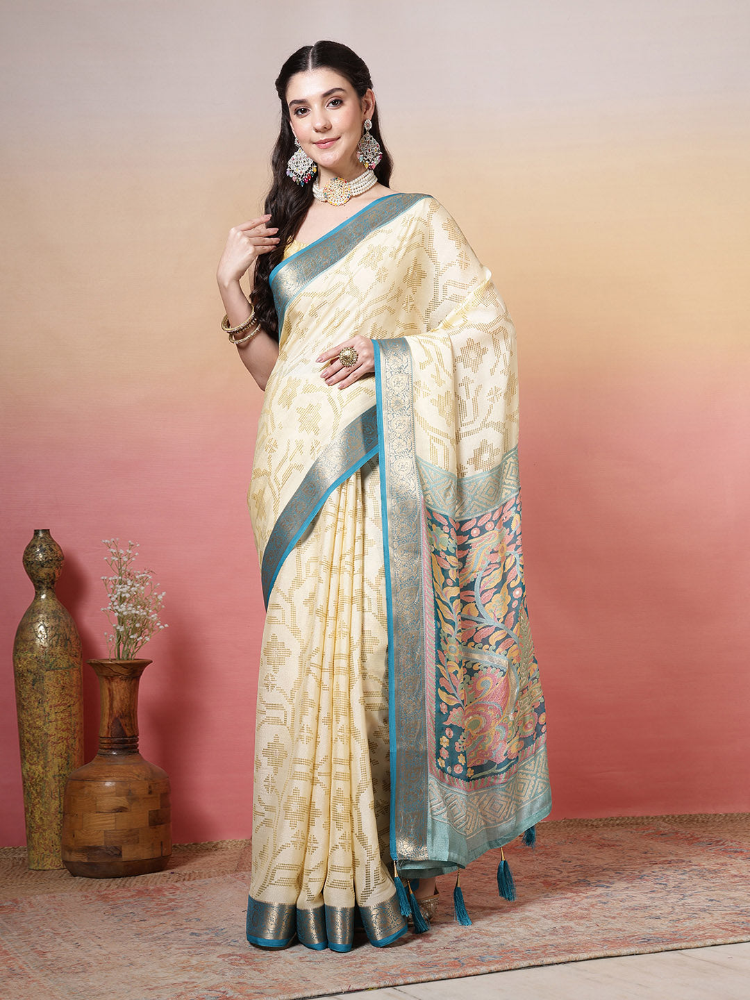 Bandhani Printed Georgette Saree