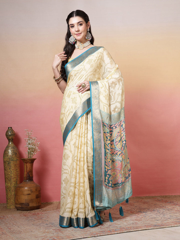 Bandhani Printed Georgette Saree