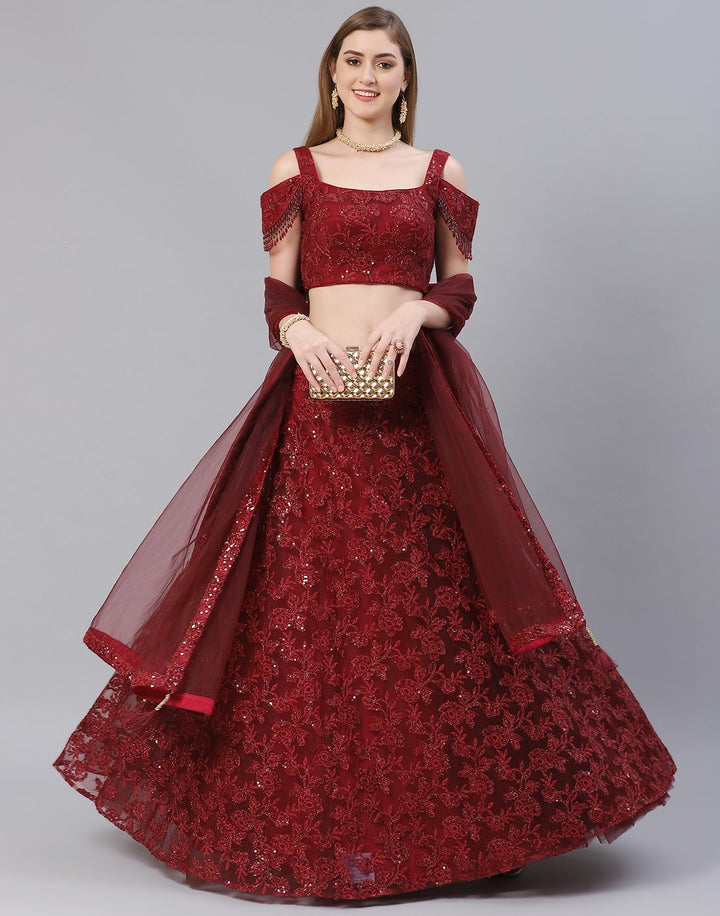 Net Party Wear Lehenga Choli