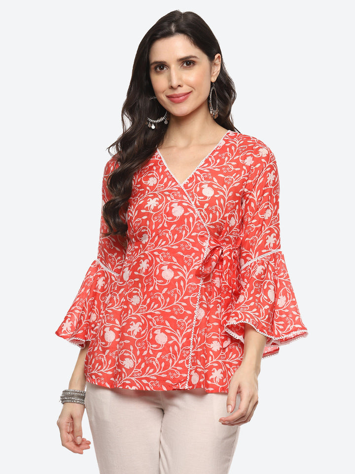 Floral Printed Cotton Kurti