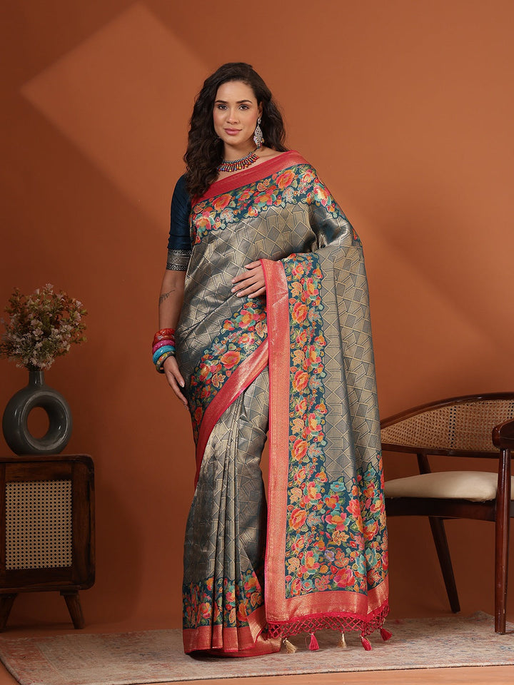 Woven Design Dola Silk Saree