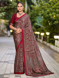 Printed Crepe Saree