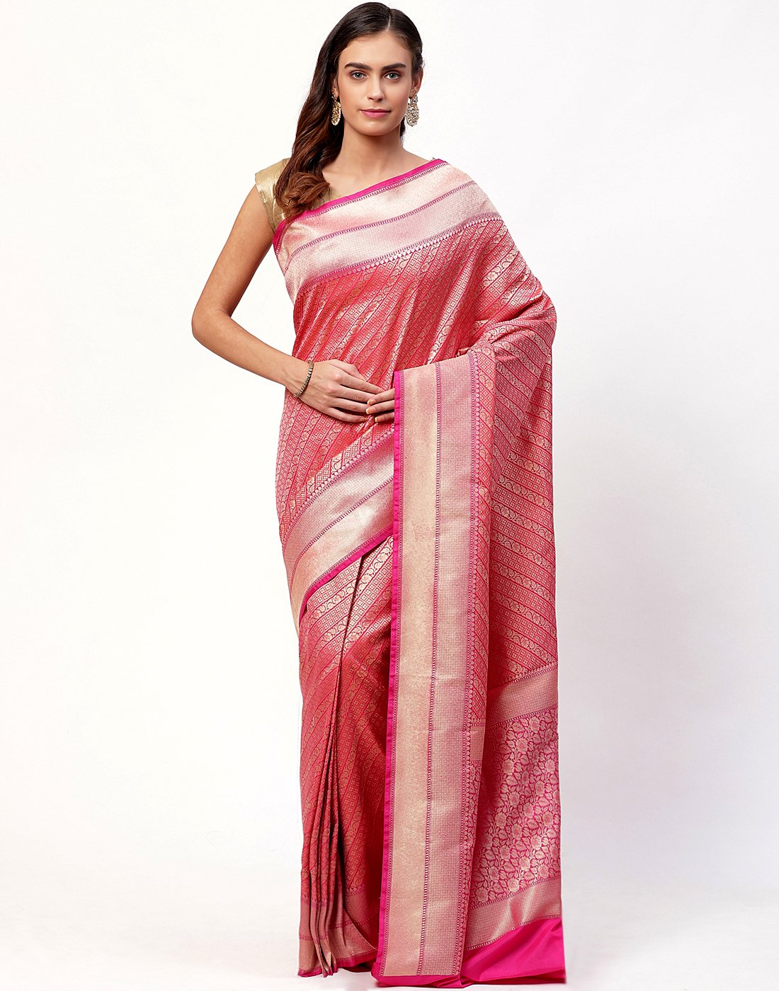 MBZ Meena Bazaar-Woven Banarasi Saree