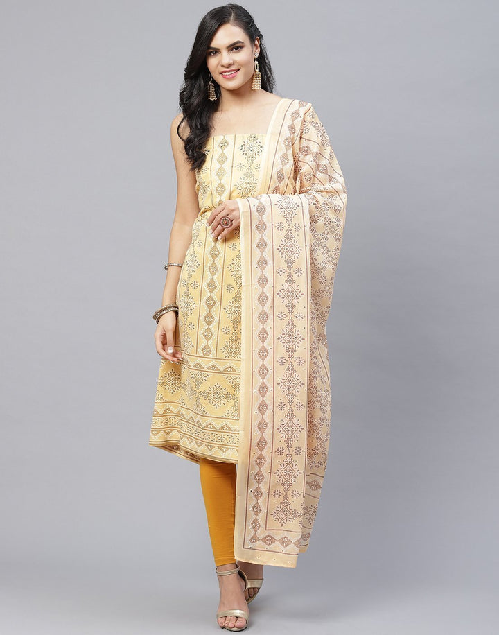 Cotton Printed Suit Piece