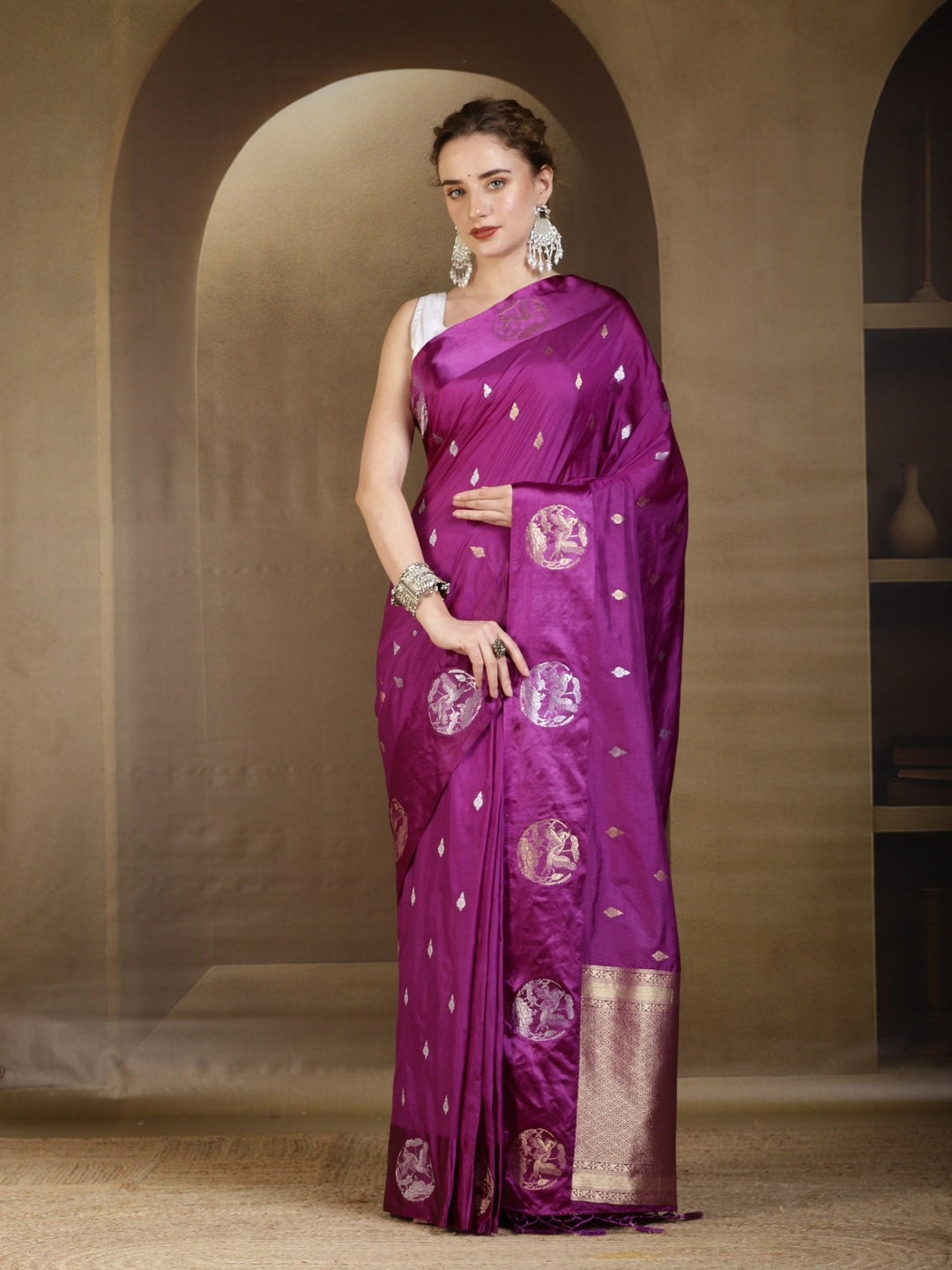Woven Design Art Silk Saree
