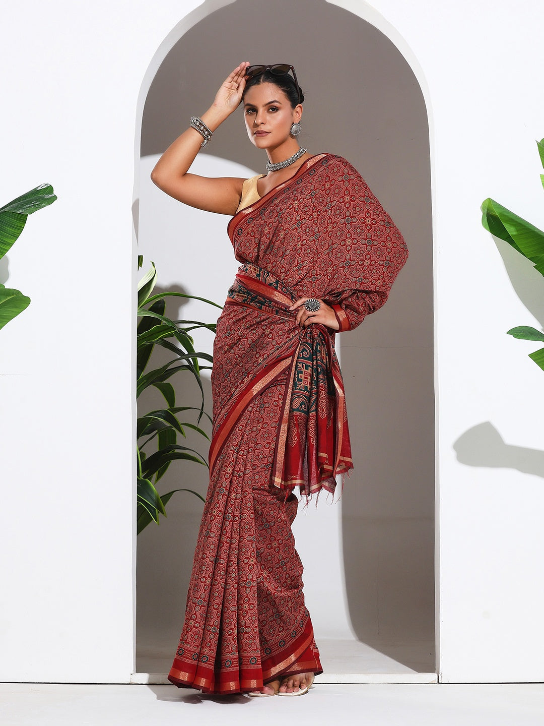 Digital Printed Art Silk Saree