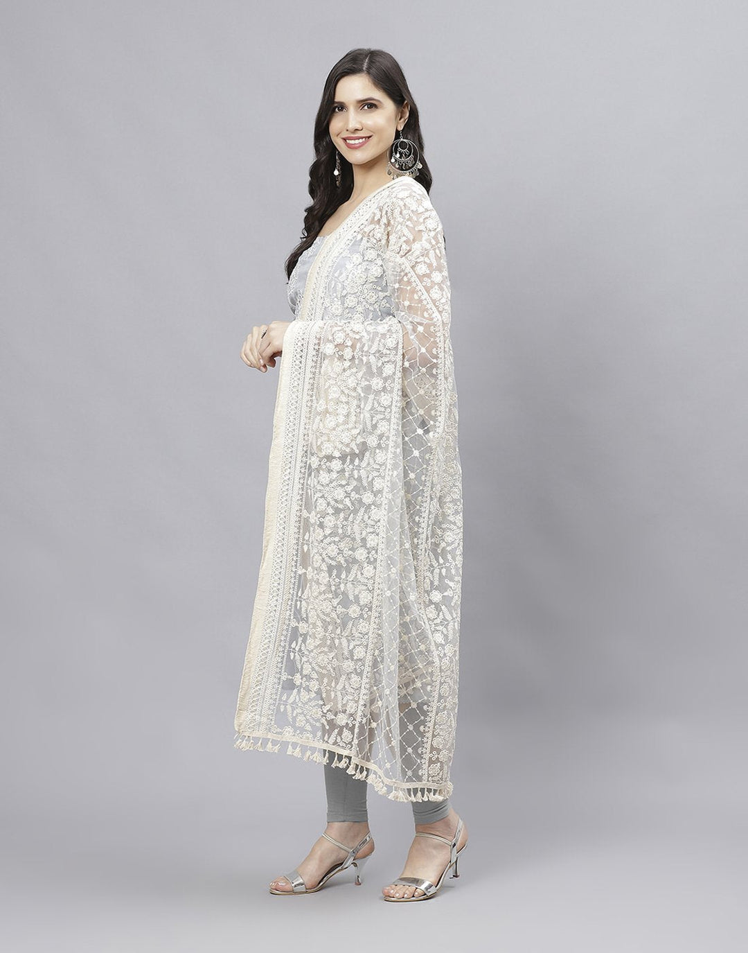 Muslin Embroidered Suit piece