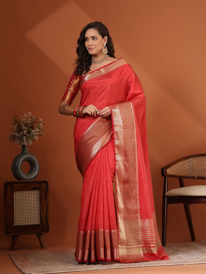 Woven Design Art Silk Saree