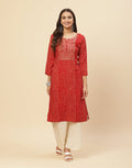 Embroidered Rayon Kurti