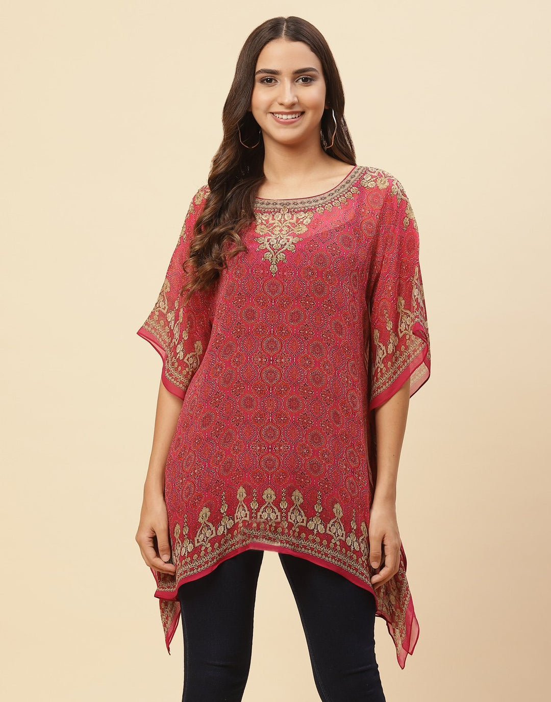 Digital Printed Georgette Kaftan