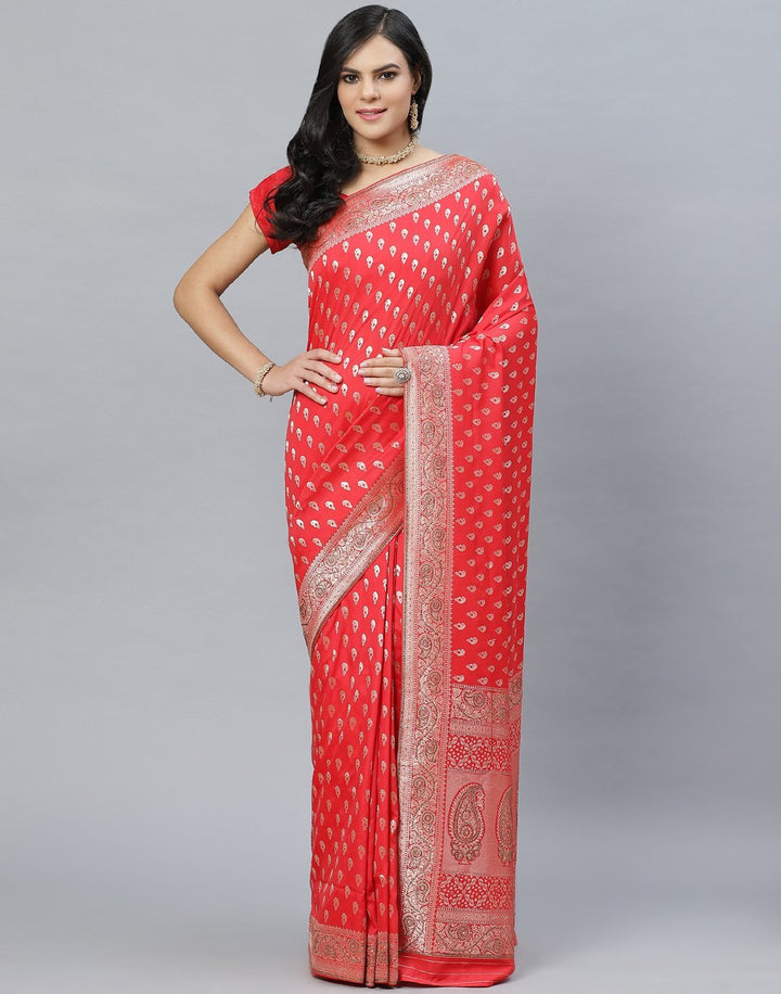 Banarasi Woven Embroidery Saree