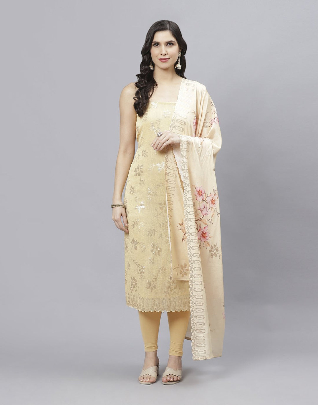 Embroidered Art Georgette Suit Piece