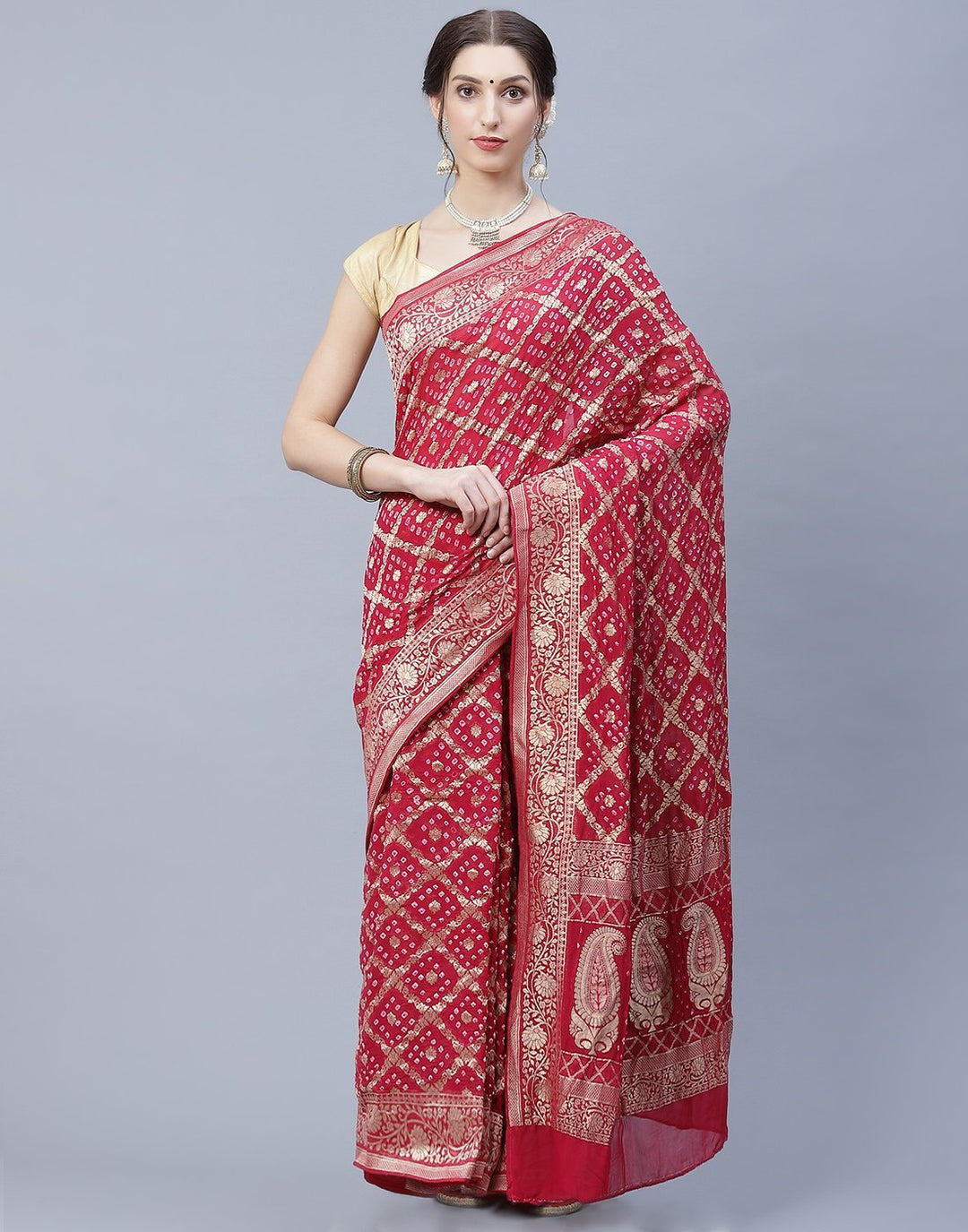 Beautiful Banarasi Gharchola  Saree