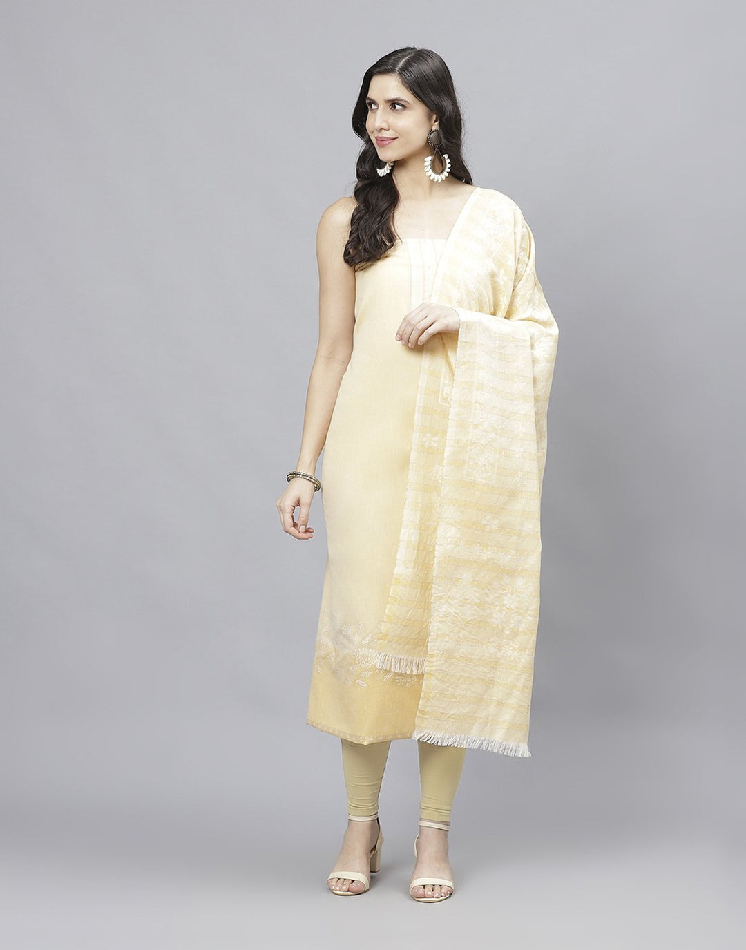 Cotton Embroidered Suit piece