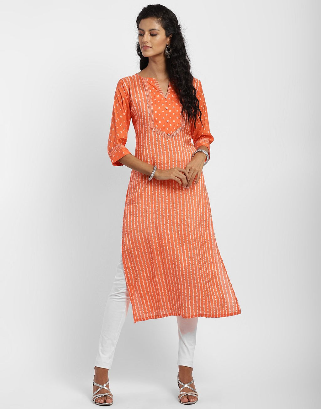 MBZ Meena Bazaar-Cotton Printed Kurta
