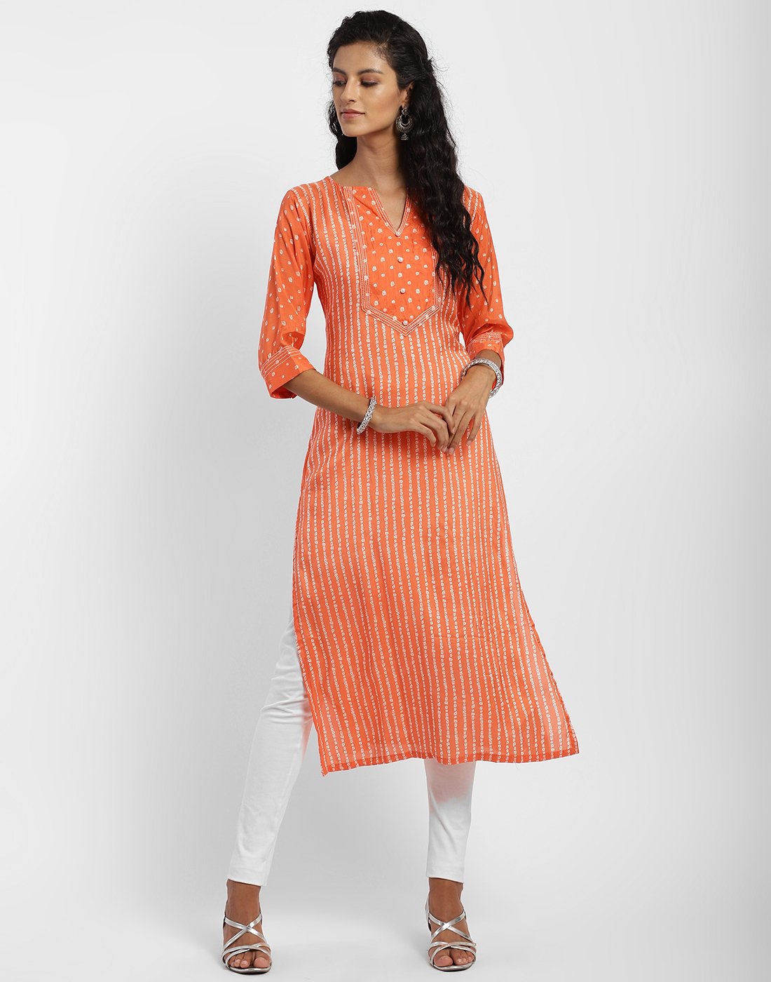 MBZ Meena Bazaar-Cotton Printed Kurta