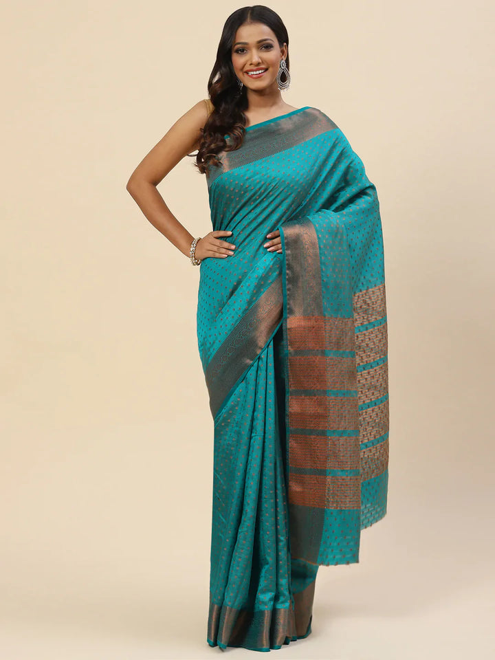 Zari Booti Handloom Woven Saree
